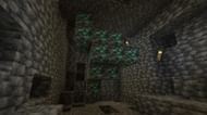 This seed provides a massive diamond vein a short trip from spawn (Image via Mojang)